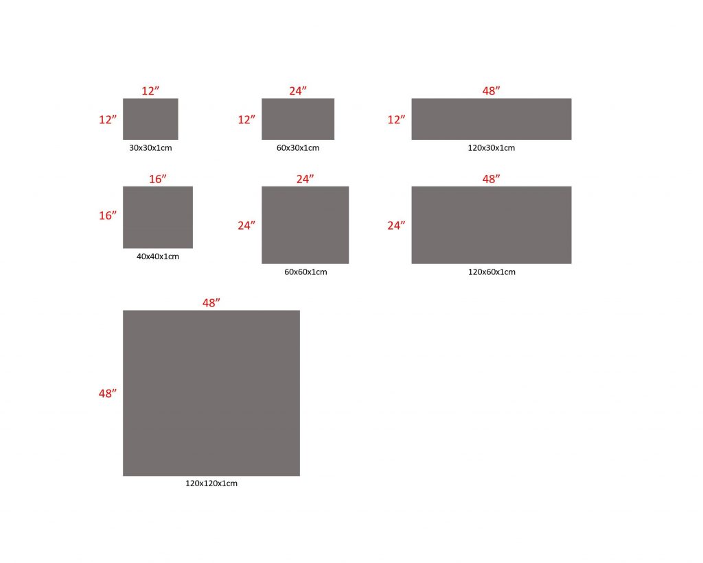 EuroStone Tile Sizes 2020